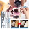 Yegbong pluma para dientes de mascotas perro gato sarro dental diente gato perro mascota herramienta de limpieza de dientes pluma herramienta de limpieza de sarro