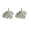 Pendientes Súper Hada de la Costa, Pendientes de Chifón Floral con Diseño de Pétalos de Nicho, Dulces Falsos, Pendientes Suaves y de Alta Gama con Elegancia