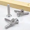 Tornillo hexagonal de cabeza avellanada de acero inoxidable 201 tornillo hexagonal de cabeza plana M3M4M5M6M8M10M12