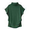 Comércio exterior Europa e Estados Unidos casaco cor sólida solto manga curta T-shirt casaco base feminino XX0321