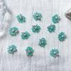 Nuevos accesorios para uñas de flor de loto doble nocturna de dos colores Accesorios para uñas de florcitas japonesas Material de joyería para pendientes de alta gama