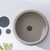 Vaso de Flor Suculenta Gaxeta Redonda Anti-Vazamento Malha Respirável Drenagem Almofada de Malha Folha de Plástico Base de Malha Bandeja Jardinagem