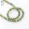 Venta al por mayor 10/12MM cuentas esféricas 32 caras pulsera accesorios de joyería coloridos color de alta temperatura cuentas de cristal multicorte