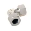 Marca Roke Acero al Carbono Ángulo Recto Conector de una Sola Virola Conector Engarzado Iso8434-1 Conector de Tubería Hidráulica Din2353