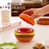 Prato Criativo para Molho Sabor Hambúrguer Doméstico Empilhável Prato de Molho para Dumpling Prato para Molho de Soja Prato para Vinagre Molho Pratinho