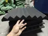 Ranura triangular algodón aislante del sonido pared algodón absorbente del sonido protección ambiental libre de polvo retardante de llama cabeza de hongo piramidal panel aislante del sonido panel absorbente del sonido
