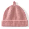 Chapéu de Cashmere para Outono e Inverno Bebê Tricotado Infantil e Crianças Bonito Versátil com Porta-Chupeta Interno Quente para Meninos e Meninas