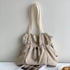 Bolsa Tote de Cordão de Nylon para Mulheres Simples 2025 Nova Outono e Inverno Bolsa de Ombro de Grande Capacidade Bolsa de Axila de Alta Qualidade para o Dia a Dia