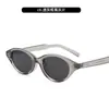 Novos Óculos de Sol Oval Nerd Anti-UV Femininos Tendência Gm Comércio Exterior Transfronteiriço Personalizados Estilo Ins Óculos de Sol Hip-Hop