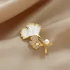 Broche com Acabamento de Luxo, Estilo Nicho e Simples, Alfinete de Roupa, Acessório de Pérola para Terno, Broche