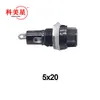 Portafusibles de alta calidad 5*20/6*30 portafusibles de baquelita resistente a altas temperaturas 10A 250V AC