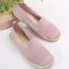 Zapatos de Tallas Grandes para Mujer 2026 para Exportación, Dropshipping Transfronterizo, Zapatos Slip-On Tipo Mamá, Zapatos de Suela Suave de un Solo Color, Cómodos Zapatos de Tela del Viejo Pekín para Mujer