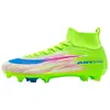 Botas de fútbol altas transfronterizas para hombre, tallas de adulto y juvenil, zapatillas de entrenamiento para césped artificial, tacos AG, zapatillas deportivas de fútbol, en stock