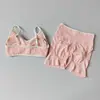 Traje Deportivo Bloque de Color para Mujer, Traje de Yoga Ajustado sin Espalda en Color Contrastante, Ropa Exterior de Secado Rápido, Ropa Deportiva para Correr, Yoga y Fitness
