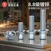 Tornillo Combinado de Acero al Carbono con Cabeza Cilíndrica y Hexágono Interior de Tres Piezas, Grado 8.8, Zincado Azul y Blanco, M3-M12, Venta al por Mayor
