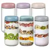 Potes de Armazenamento Selados de Vidro Mason para Amazon Transfronteiriço, Garrafas Dispensadoras de Geleia, Potes de Armazenamento Selados para Lanches de Nozes