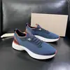 Sapatos de Commuter Populares Transfronteiriços em Couro Genuíno Estilo Executivo, Tênis Respiráveis em Malha Stn Fly-Knit, Fornecimento Direto da Fábrica