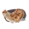 Figura Decorativa Família Resina 15cm x 9cm x 28cm - Wolff