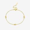 Pulsera Andywen de Plata de Ley 925, Sencilla y Versátil, con Diseño de Letra X en Inglés, Adecuada para el Uso Diario, Cadena Ajustable