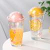 Botellas de Agua de Vidrio Minimalistas de Moda al por Mayor, Convenientes con Marcas de Medición, Apertura Grande, Alto Valor Estético, Botellas de Vidrio Vacías