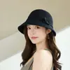 Sombrero de Paja Estilo Francés para Mujer, Nuevo Modelo para Vacaciones de Verano en la Playa, Circunferencia de Cabeza Grande, Protección Solar, Sombrero de Paja Parasol, Sombrero de Pescador para Mamá