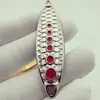 Sanguijuela de Escamas de Pescado Punto Rojo Lentejuelas Luya Pico Largo Clásico Señuelo Luya Señuelo Falso Percha Cuchara Matadora Metal Rojo