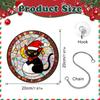Colgante Decorativo Navideño Transfronterizo de Acrílico de Colores para Ventana Atrapasoles Colgante para Repisa de Ventana Colgante de Arcoíris
