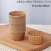 Porta Muffins Recubiertos al por Mayor 50 Vasos Blancos Rizados Vasos para Pasteles Resistentes a Altas Temperaturas Horneado Hogareño Papel para Pasteles Pequeños