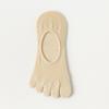 Calcetines de cinco dedos calcetines de yoga para niños verano delgados de malla transpirable color sólido de dedo separado calcetines de barco no se caen con calcetines invisibles algodón