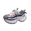 Moda de verano, nuevas zapatillas de suela gruesa estilo papá para mujer, de malla transpirable, versátiles, ligeras, a la moda, casual para mujer