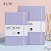 Caderno A5 em Estoque para Alunos do Ensino Fundamental e Médio, Diário com Elástico, Bloco de Notas para Escritório com Páginas de Papel Daolin