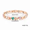 Pulseira Magnética Completa em Formato de Coração Mais Vendida Transfronteiriça Moda Simples Feminina Ajustável Pulseira de Casal de Alta Qualidade Fabricante Atacado