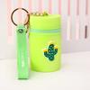 Bolsa Balde Mini Fofa, Porta-Moedas Balde Portátil, Bolsa de Moedas de Silicone, Bolsa para Fone de Ouvido e Cosméticos, Chaveiro Pingente