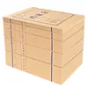 Caja de Archivo de Papel Libre de Ácido Lista para Usar del Fabricante, Caja de Archivo para Edificios, Caja de Archivo de Papel Kraft de Pulpa de Madera para Contabilidad, Caja de Almacenamiento de Archivos