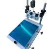 Máquina de serigrafia mesa de impressão manual, mesa de serigrafia manual SM para pasta de solda pequena e média, tela de tinta para superfícies planas grandes