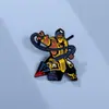Nuevo juego creativo broche de escorpión insignia de personaje de dibujos animados accesorio bidimensional para ropa de hombre y mujer mochila