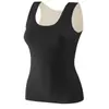Parche Calentador para Bebé sin Costuras Bolsillo Doble Calentador de Cintura Forro Polar Chaleco Caliente Espeso Camiseta Interior Base para Mujer