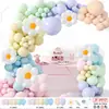 Set de Globos de Látex Amazon Transfronterizo Arreglo Personalizado para Fiesta de Cumpleaños Combinación de Cadena de Globos Arco de Globos Venta al por Mayor