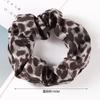 Novo Estilo Internet Celebridade Acessórios para o Cabelo Tecido Feminino Leopardo Estampa Rabo de Cavalo Intestino Grosso Anel de Cabelo Estilo Coreano Simples Bonito Pequeno Flor Intestino Anel de Cabelo