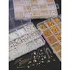 Argolas Abertas em Caixa Anel Único Base de Flor Fechos Lagosta Conjunto de Acessórios Colar Pulseira Conectando Pingentes Materiais DIY Feitos à Mão
