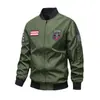 Jaqueta bomber masculina com gola baseball tamanho europeu, novo estilo primavera e outono 2026, jaqueta de alta rua estilo americano para homens