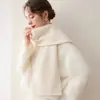 Nueva colección otoño/invierno 2026: abrigo chal de cachemira, bufanda casual y elegante, prenda exterior de moda, capa base versátil y abrigo exterior versátil