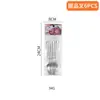 Amazon Transfronterizo Shangchao 6 Piezas Vajilla de Acero Inoxidable Cuchillo y Tenedor Cuchara Hotel Cuchillo y Tenedor para Steak Occidental Traje de 24 Piezas