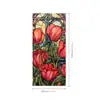 Bl153 Adesivo de Vidro Floral Transfronteiriço PVC Sem Cola Adsorção Eletrostática Película para Vidro de Janela Adesivo de Vidro Paisagem Colorida
