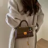 Bolso para Mujer 205 Otoño e Invierno Nuevo Diseño de Nicho Bolso Cruzado Bolso de Mano Bolso de Hombro Bolso Cuadrado Pequeño Simple y Versátil