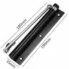 Fechador de Porta Simples para Primavera para Uso Doméstico, Amortecedor Hidráulico Leve, Silencioso, Fechador Automático de Porta Sem Furos