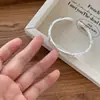 Pulsera Sencilla y Versátil de Flor de Ciruelo para Mujer, Sensación de Lujo Ligero, Exquisita Pulsera Floral, Accesorio de Mano Fresco y Dulce, Apertura Ajustable