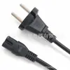 Cable de alimentación con enchufe de 0,75 metros cuadrados Vde Norma Europea, Cable de alimentación de dos polos conector figura de ocho Norma Europea, Cable de CA de dos pines estilo europeo
