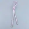 Nova Moda Couro DIY Chave do Carro Acessórios de Casal Moda Trançado Corda PU Corrente de Bolsa