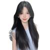 Peluca para mujer de una pieza ligera para aumentar el cabello, lámina de reedición sin marcas, invisible, simulación de cabello, cabello largo, cabello, extensión de cabello, parche esponjoso